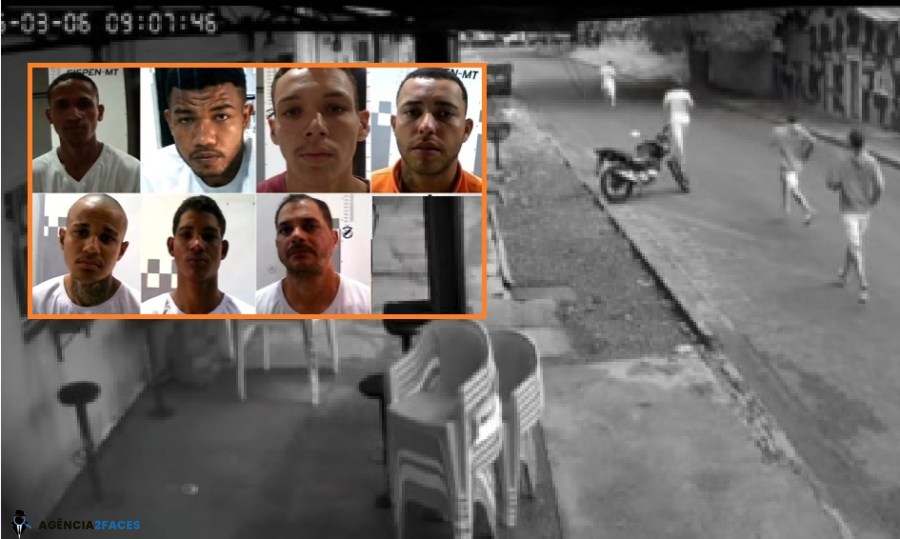 Câmeras registram fuga de presos da cadeia de Campo Novo do Parecis; cinco já foram recapturados